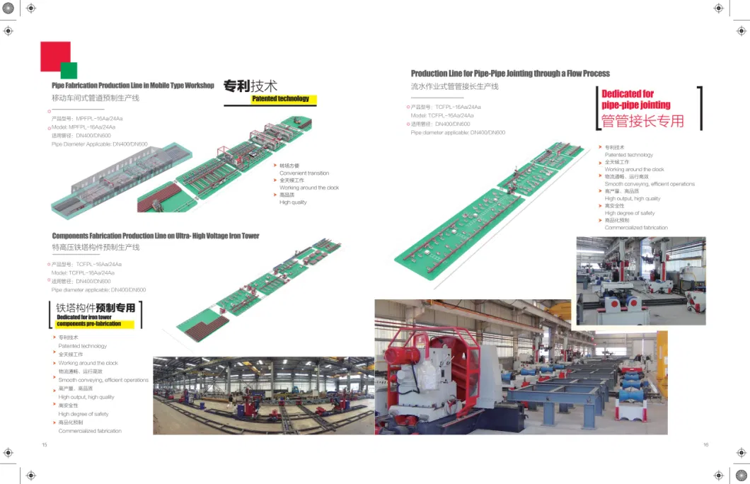 Stationary High Speed Pipe End Beveling Machine in Workshop