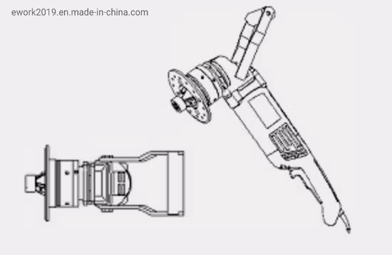 Tubo de processo de rebarbação de furo manual portátil ou máquina de chanfradura de placa multifuncional