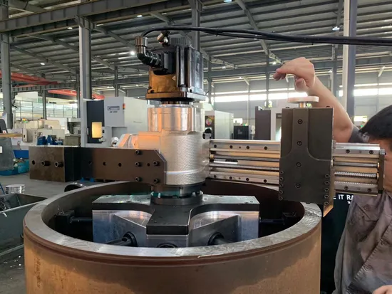 Flanges de flange montadas em identificação voltadas para o processo de máquina de face