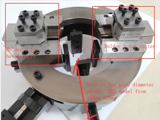 Máquina de corte de chanfradura fria de tubo de estrutura dividida de operação elétrica pneumática