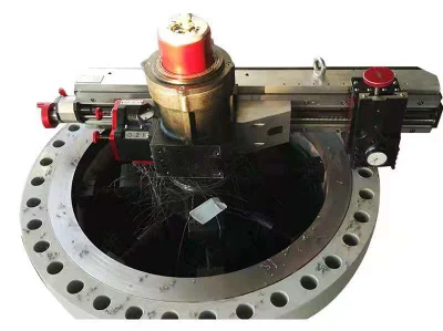 Flange portátil do sulco do selo do servo motor da precisão alta que enfrenta a máquina Cm