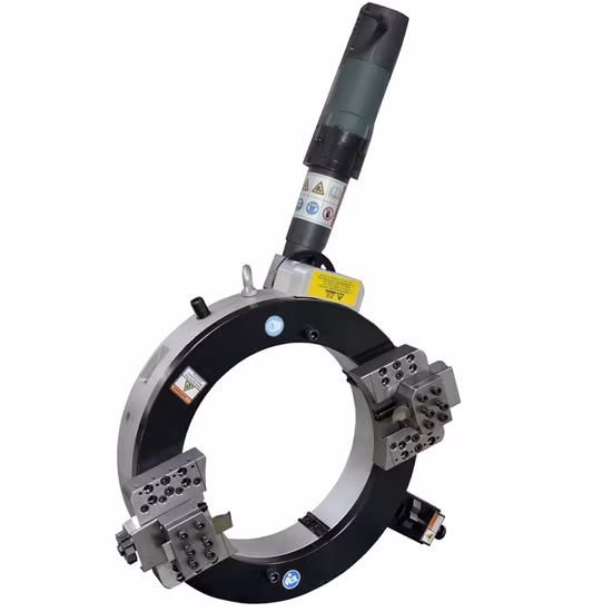 Máquina de chanfrar elétrica portátil de aço inoxidável máquina cortadora de tubos orbitais